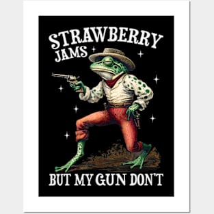 Strawberry Jams But My Gun Don't Posters and Art